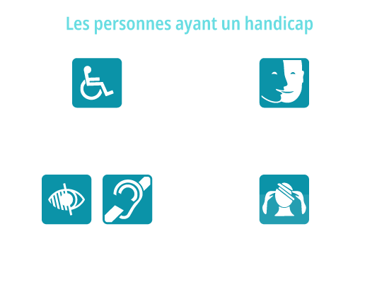 Infographie personnes ayant un handicap