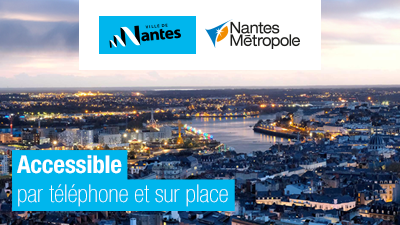 La ville et la Métropole de Nantes sont accessibles avec ACCEO